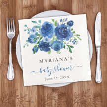 Chá de Noiva Azul Floral