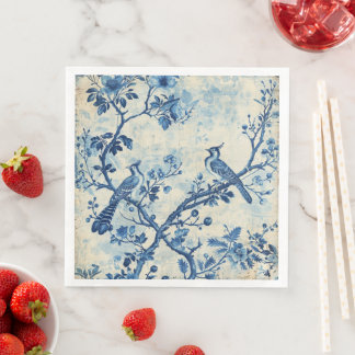 Guardanapo De Papel De Jantar Chinoiserie Bird Haven Napkins