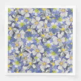Guardanapo De Papel De Jantar Columbines Padrão Sem Costura