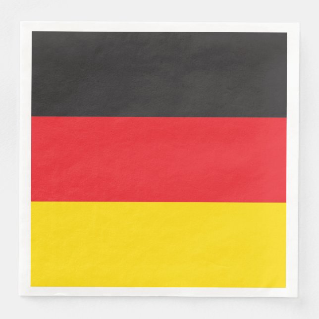 Guardanapo De Papel De Jantar Combinação de 3 Cores, Bandeira (Frente)