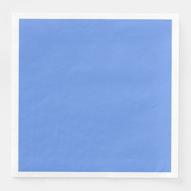 Guardanapo De Papel De Jantar Cornflower Blue Jante Paper Napkin (Frente)