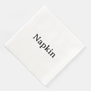 Guardanapo De Papel De Jantar Crie Seu Próprio Papel Simples Padrão para Jantar