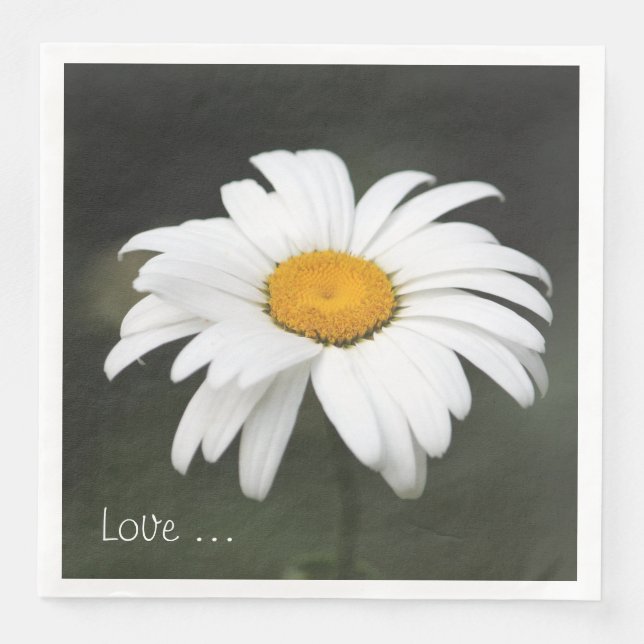 Guardanapo De Papel De Jantar Daisy Love Napkin (Frente)