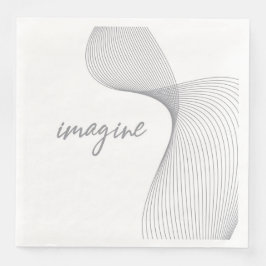 Guardanapo De Papel De Jantar Design gráfico moderno, simples e elegante da Imag