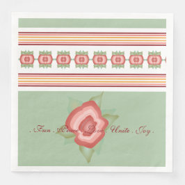 Guardanapo De Papel De Jantar Design moderno quotidiano com papel Strikins