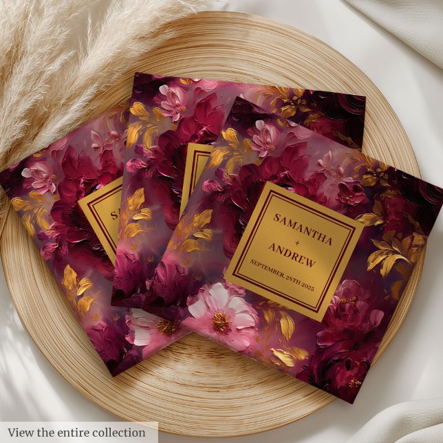 Guardanapo De Papel De Jantar Dourado Janto Casamento Burgundy Gorgeous Napkins  (Gorgeous Burgundy Gold Wedding Dinner Napkins Roses)