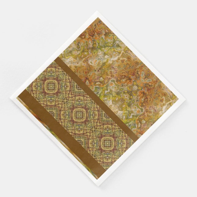 Guardanapo De Papel De Jantar Earthtone Sampler Paper Party Napkins (Canto)