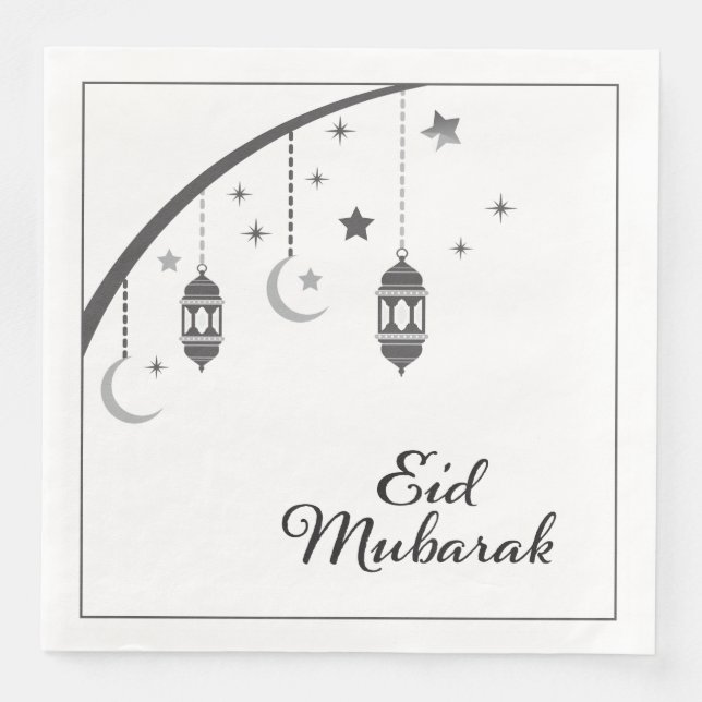 Guardanapo De Papel De Jantar Eid Napkins (Frente)
