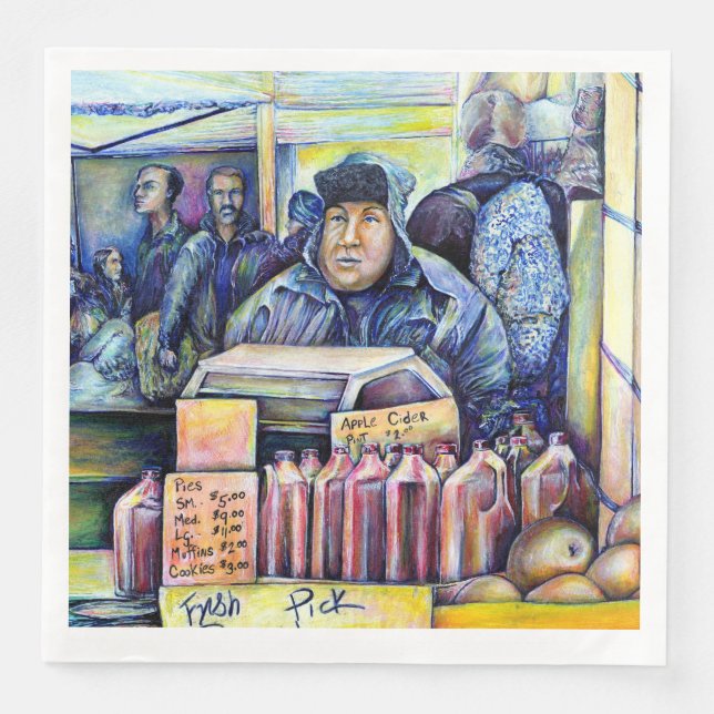 Guardanapo De Papel De Jantar Ele Ouviu, O Que Eu Vi (Frente)