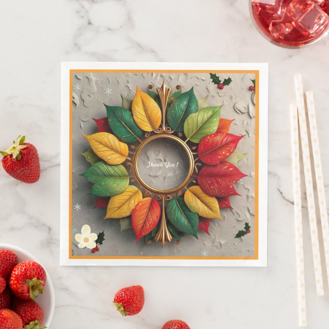 Guardanapo De Papel De Jantar "Elegância de Natal" (Insitu)