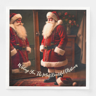 Guardanapo De Papel De Jantar Elegant And Festive Christmas