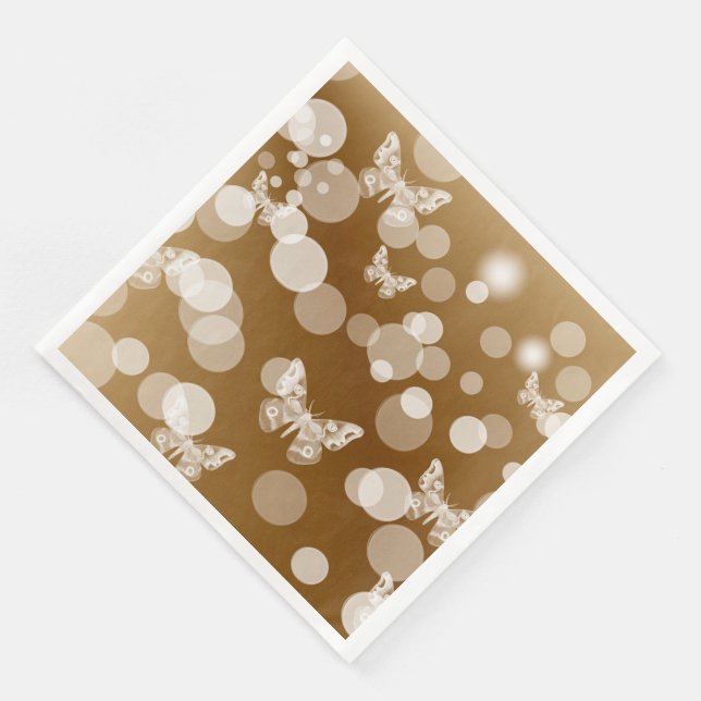 Guardanapo De Papel De Jantar Elegante Modern (Canto)