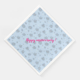 Guardanapo De Papel De Jantar Elegante Moderna Vintage Trendy Floral