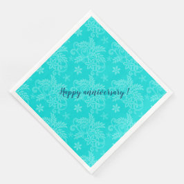 Guardanapo De Papel De Jantar Elegante Moderna Vintage Trendy Floral