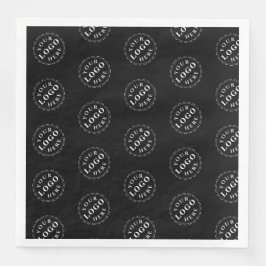 Guardanapo De Papel De Jantar Elegante Nome Personalizado e Título Padrão