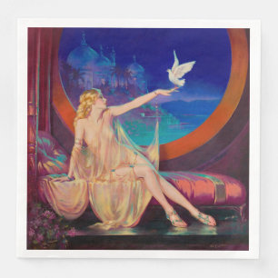 Guardanapo De Papel De Jantar Encantamento Arabian Haseki Sultans Princess 1925