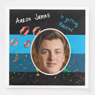 Guardanapo De Papel De Jantar Engraçado Engraçado do Grupo de Despedida de Solte