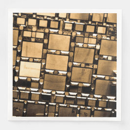 Guardanapo De Papel De Jantar Espelhos Sepia