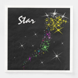 Guardanapo De Papel De Jantar Estrela de Natal