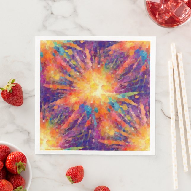 Guardanapo De Papel De Jantar Estrela Explosiva (Insitu)