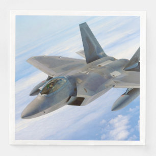 Guardanapo De Papel De Jantar F-22 Jato Militar Raptor