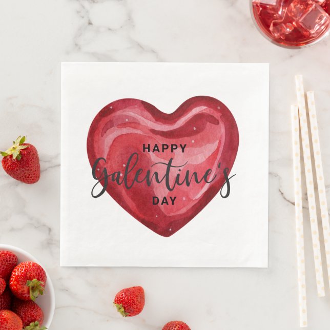 Guardanapo De Papel De Jantar Feliz Dia das Galentinas (Insitu)