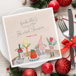 Guardanapo De Papel De Jantar Feliz Whimsical Desenhada À Mão Pequeno Chá de pan