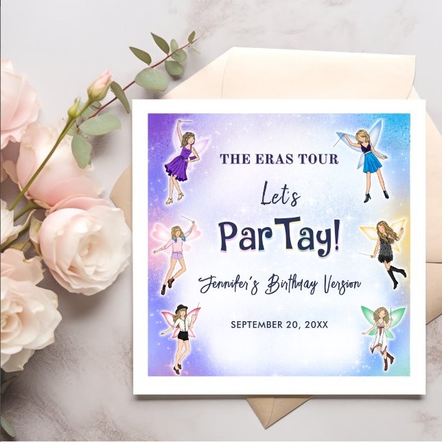 Guardanapo De Papel De Jantar Festa de aniversário Era (Criador carregado)