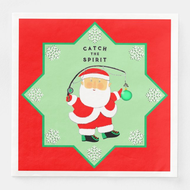 Guardanapo De Papel De Jantar Festa de Natal (Frente)