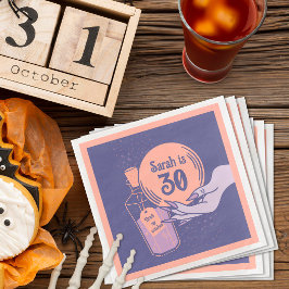 Guardanapo De Papel De Jantar Festa Mística Mística Mágica de Halloween