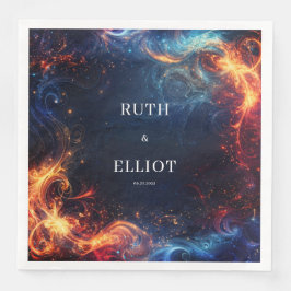 Guardanapo De Papel De Jantar Fiery Galaxy Wedkins