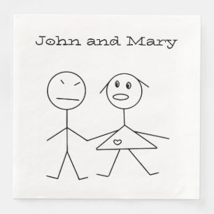 Guardanapo De Papel De Jantar Figura personalizada adorável guardanapo da vara