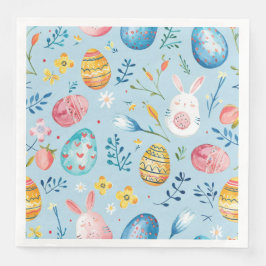 Guardanapo De Papel De Jantar Florada de Primavera Páscoa 4