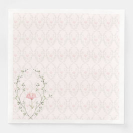 Guardanapo De Papel De Jantar Floral Bonito