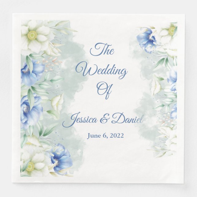 Guardanapo De Papel De Jantar Floral Wedkins (Frente)