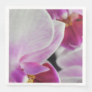 Guardanapo De Papel De Jantar Flores Orquídeas Rosa