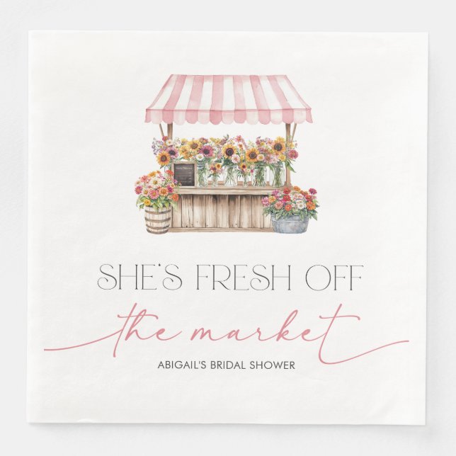 Guardanapo De Papel De Jantar Fresco do Chá de panela de mercado (Frente)