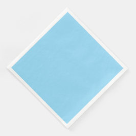 Guardanapo De Papel De Jantar Fundo azul claro sólido uniformemente colorido