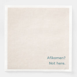 Guardanapo De Papel De Jantar Funny Passover Seder Napkins - Afikomen?