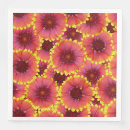 Guardanapo De Papel De Jantar Gaillardia - Padrão Sem Costura