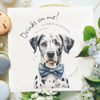 Garçom Dalmatian Jovial Aquarela Personalizável