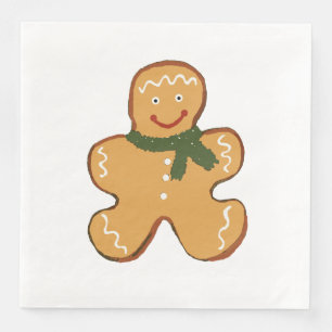 Guardanapo De Papel De Jantar Gingercake Man Cookie