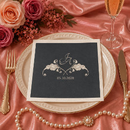 Guardanapo De Papel De Jantar Guardanapo de Casamento Barroco de Luxo
