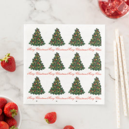 Guardanapo De Papel De Jantar Guardanapo de Celebração de Natal Árvore de Natal 