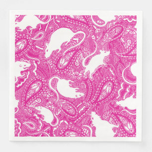 Guardanapo De Papel De Jantar Guardanapo dos ratos de Paisley
