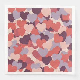 Guardanapo De Papel De Jantar Hearts Dinner Napkins