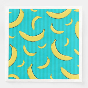 Guardanapo De Papel De Jantar Ilustração de Banana