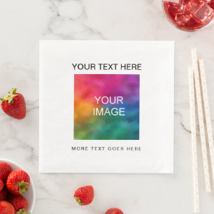 Guardanapo De Papel De Jantar Imagem Personalizada Foto Logotipo Padrão Jantar P