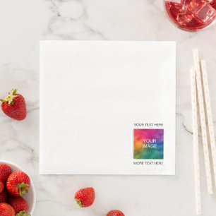 Guardanapo De Papel De Jantar Imagem Personalizada Foto Ou Logotipo Adicionar Mo