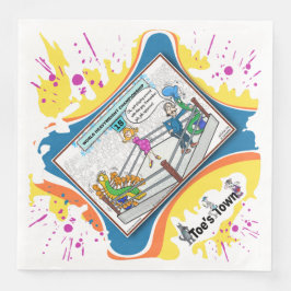 Guardanapo De Papel De Jantar Jab Jab Uppercut | Encouragement Dinner Napkin